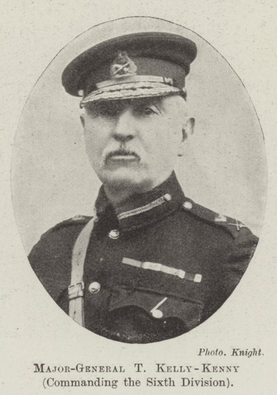 El mayor general T. Kelly-Kenny, comandante de la sexta división de English Photographer