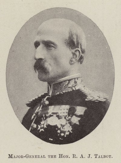 Mayor general el Honorable R A J Talbot de English Photographer