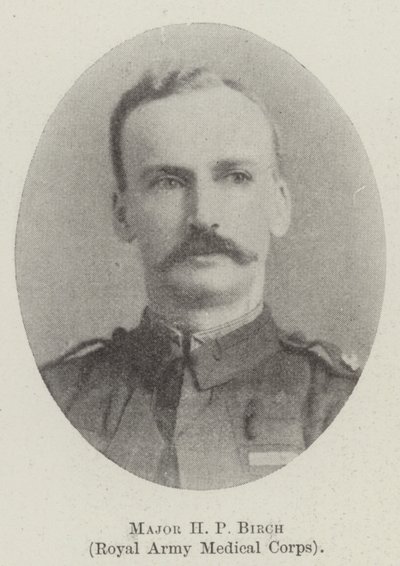 El mayor H. P. Birch, Cuerpo Médico del Ejército Real de English Photographer