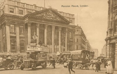 Mansion House, Londres de English Photographer