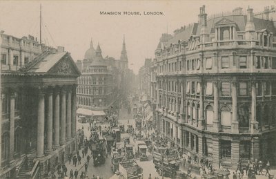 Mansion House, Londres de English Photographer