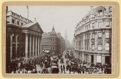 Mansion House, Queen Victoria Street, Poultry, Londres de English Photographer