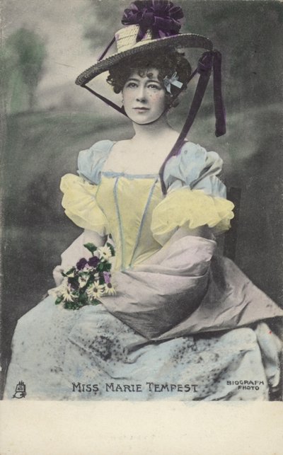 Marie Tempest, cantante y actriz inglesa de English Photographer