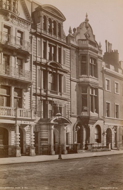 Marlborough Club, Londres de English Photographer
