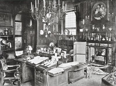 Marlborough House, Pall Mall, Westminster LB: Estudio del Príncipe de Gales, 1895 de English Photographer