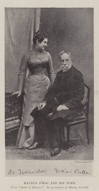 Maurus Jokai y su esposa de English Photographer