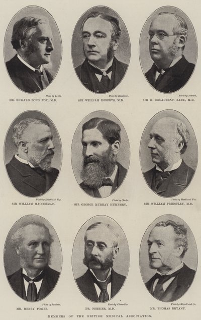 Miembros de la Asociación Médica Británica de English Photographer