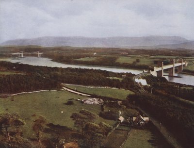 Estrecho de Menai desde la Columna de Anglesey de English Photographer