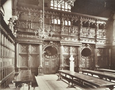 Middle Temple Hall, 1885 de English Photographer