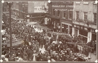 Calle Middlesex en Petticoat Lane de English Photographer