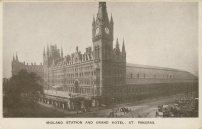 Estación Midland y Gran Hotel, St Pancras, Londres de English Photographer