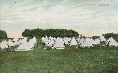 Campamento militar, Aldershot, Hampshire de English Photographer