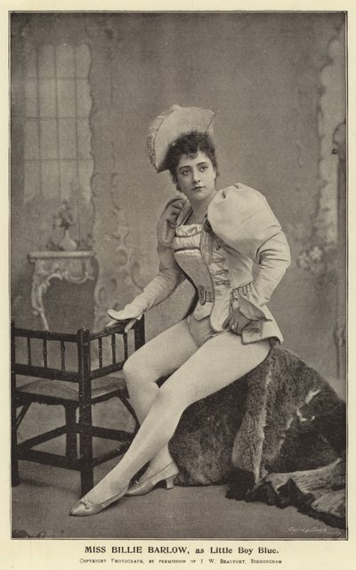 Señorita Billie Barlow, como Little Boy Blue de English Photographer