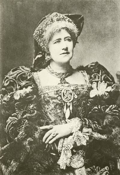 Miss Ellen Terry como la Reina Katherine de English Photographer