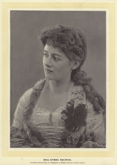 Miss Ethel Selwyn de English Photographer