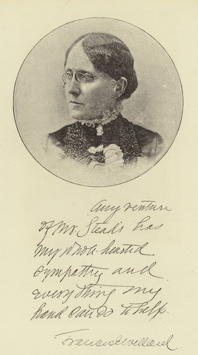 Srta. Frances E Willard de English Photographer