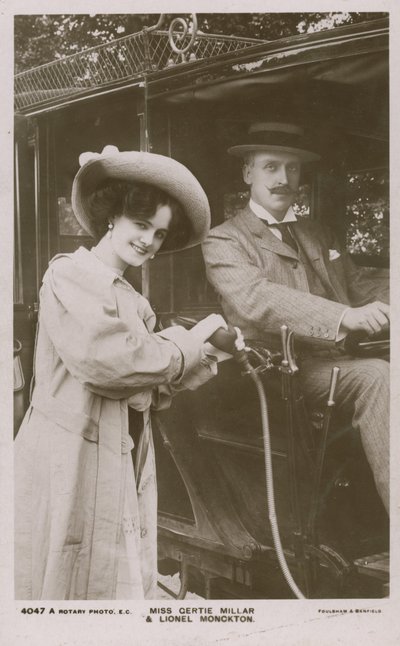 Miss Gertie Millar y Lionel Monckton de English Photographer