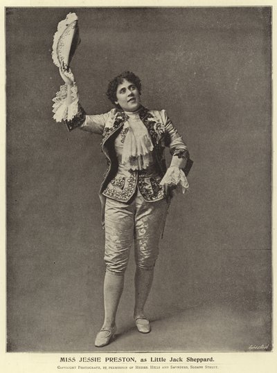 Señorita Jessie Preston, como Little Jack Sheppard de English Photographer