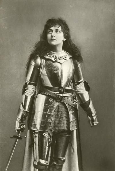 Miss Mary Kingsley como Juana de Arco (gravure) de English Photographer