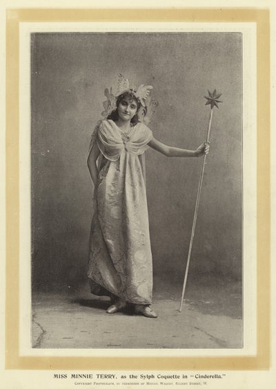 Señorita Minnie Terry, como la Coqueta Silfo en Cenicienta de English Photographer