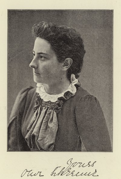 Srta. Olive Schreiner de English Photographer