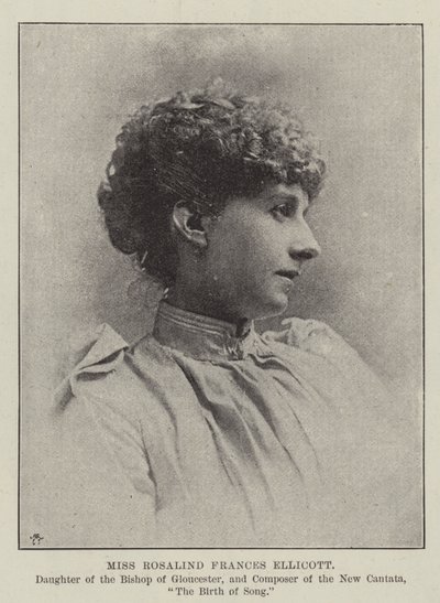 Señorita Rosalind Frances Ellicott de English Photographer
