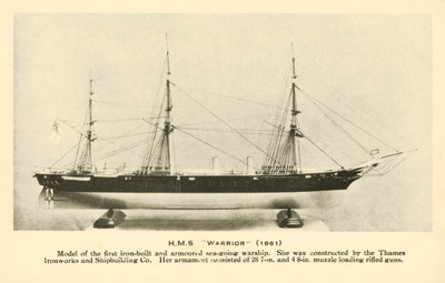 Maqueta del HMS Warrior de English Photographer
