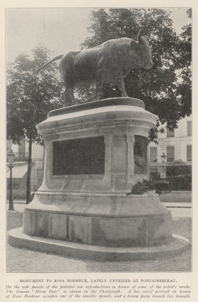 Monumento a Rosa Bonheur, recientemente inaugurado en Fontainebleau de English Photographer