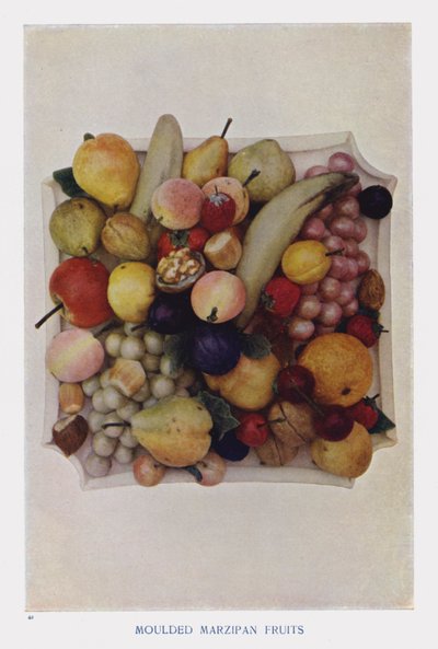 Frutas de mazapán moldeadas (foto) de English Photographer