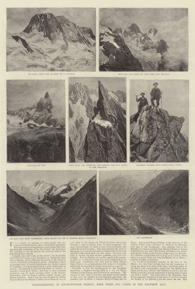 Montañismo en el suroeste de Francia, algunos picos y pasos en los Alpes del Delfinado de English Photographer