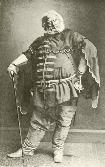 Mr Beerbohm Tree como Falstaff (gravure) de English Photographer