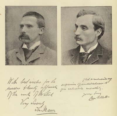 Sr. Ben Tillett y Sr. Tom Mann de English Photographer