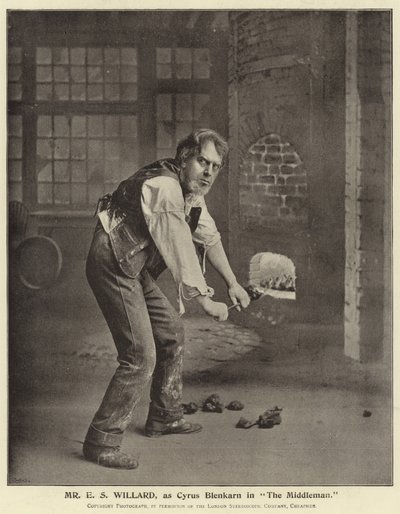 Señor E S Willard, como Cyrus Blenkarn en The Middleman de English Photographer