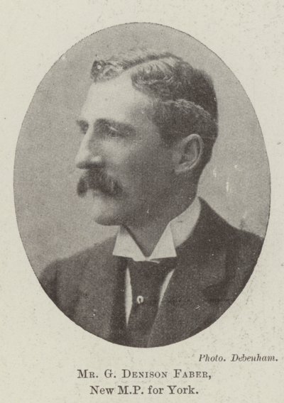 Sr. G Denison Faber, Nuevo MP por York de English Photographer