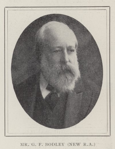 Sr. G F Bodley, Nuevo RA de English Photographer