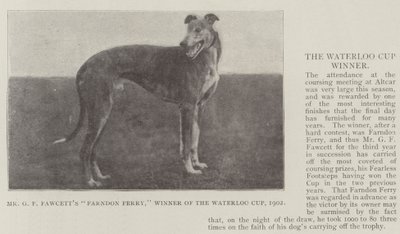 El Farndon Ferry de Mr G F Fawcett, Ganador de la Copa Waterloo, 1902 de English Photographer