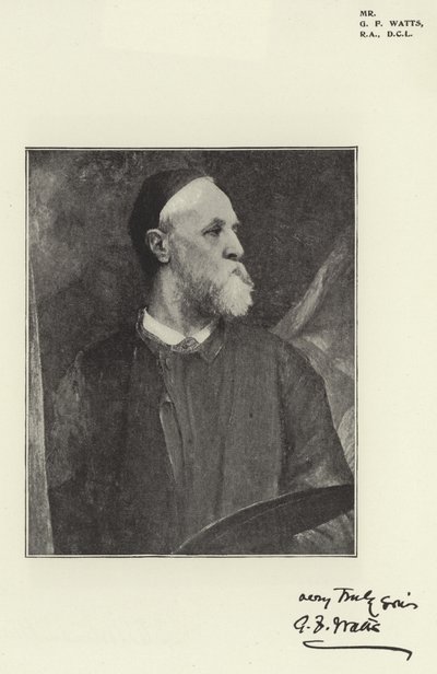 Sr. G F Watts, RA, DCL de English Photographer