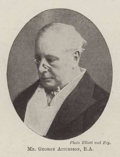 Sr. George Aitchison, RA de English Photographer