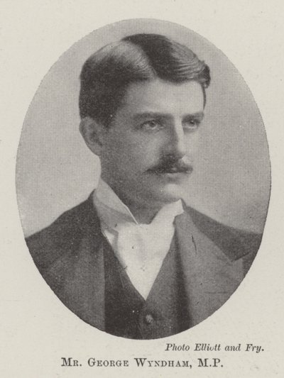 Sr. George Wyndham, MP de English Photographer