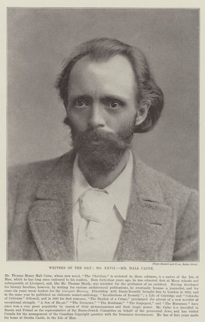 Sr. Hall Caine de English Photographer