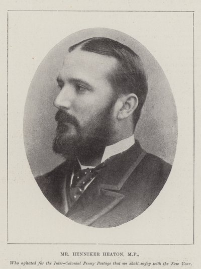 Sr. Henniker Heaton, MP de English Photographer