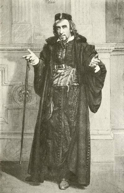 Mr Henry Irving como Shylock (gravure) de English Photographer