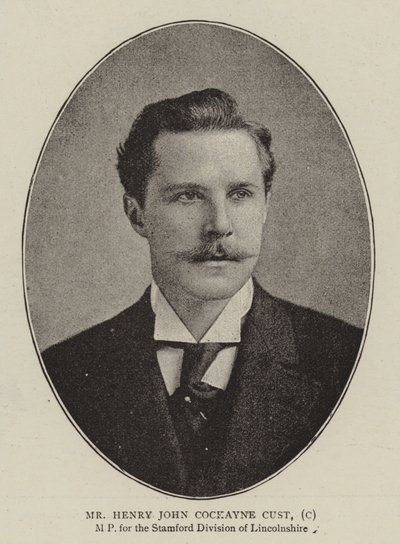 Sr. Henry John Cockayne Cust, Conservador de English Photographer