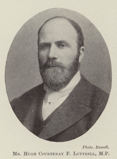 Sr. Hugh Courtenay F Luttrell, MP de English Photographer