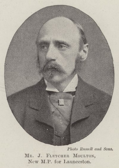 El Sr. J Fletcher Moulton, nuevo MP de Launceston de English Photographer