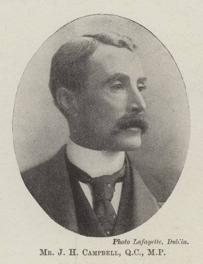 Sr. J. H. Campbell, QC, MP de English Photographer