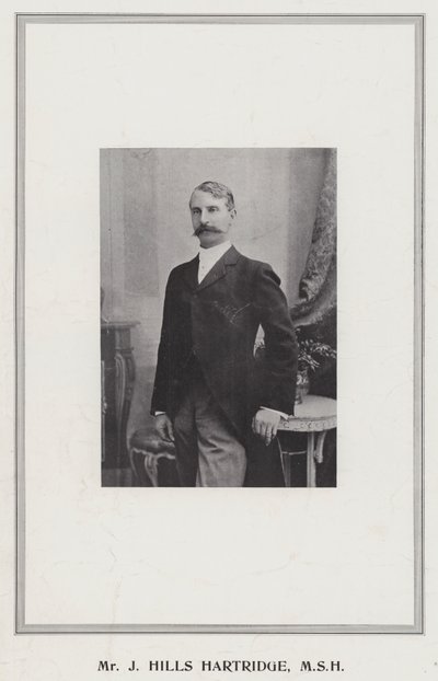 Sr. J Hills Hartridge, MSH de English Photographer