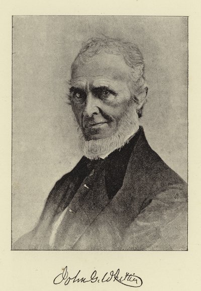Sr. John G Whittier, el Poeta Cuáquero de América de English Photographer