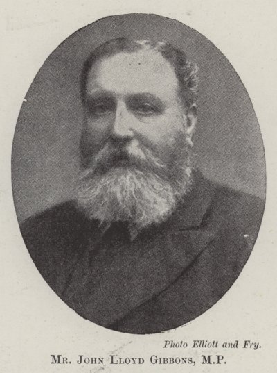 Sr. John Lloyd Gibbons, MP de English Photographer