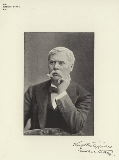 Sr. Marcus Stone, RA de English Photographer